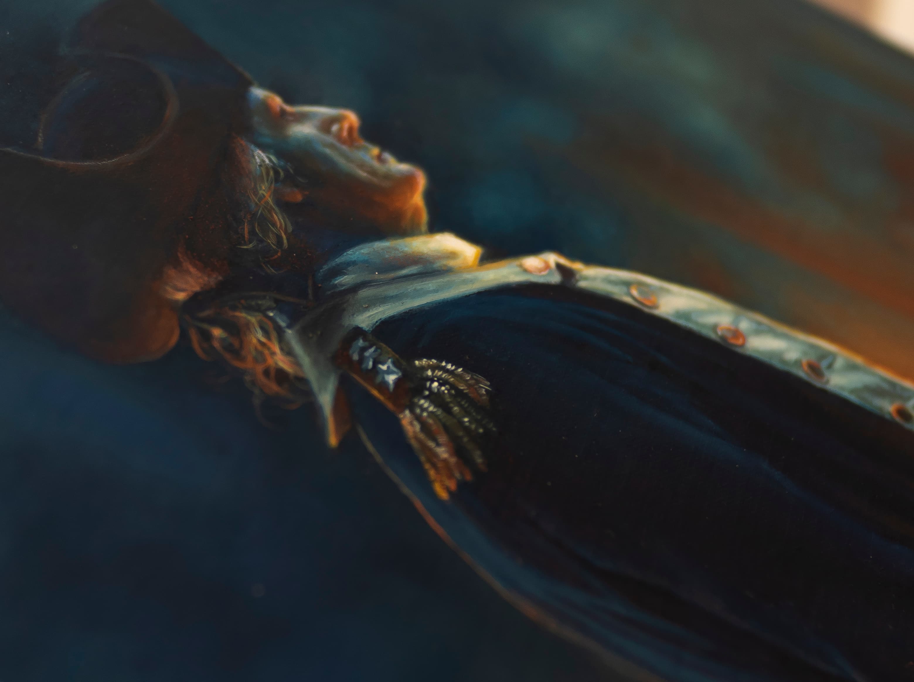 Study of Washington in moonlight and firelight by Sariah Patterson