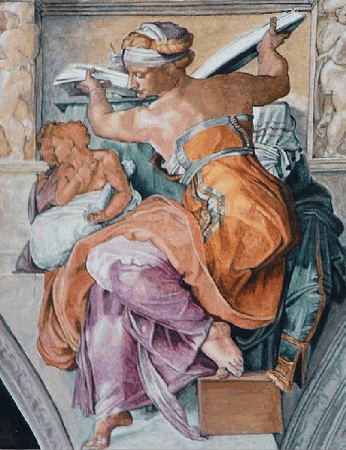 Libyan Sibyl After Michelangelo