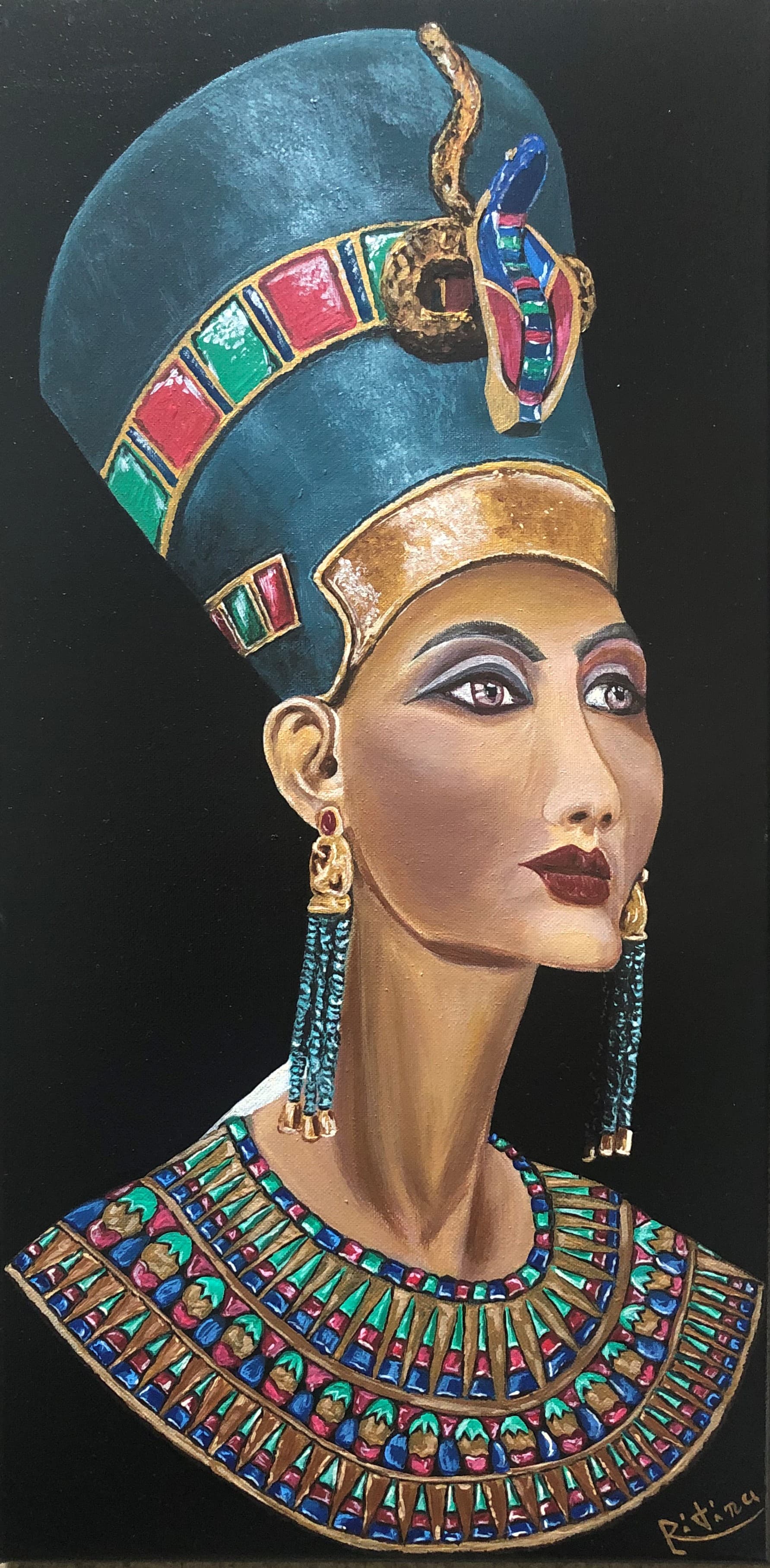 Queen Nefertiti by Ritina Ansurkar